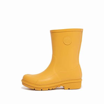 Botas de Lluvia Fitflop WONDERWELLY Short Mujer Flores Naranjas | Chile-72139