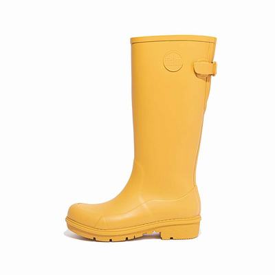 Botas de Lluvia Fitflop WONDERWELLY Tall Mujer Flores Naranjas | Chile-01246