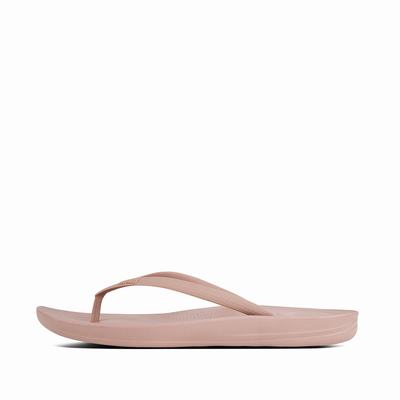 Chanclas Fitflop IQUSHION Ergonomic Mujer Beige | Chile-21576