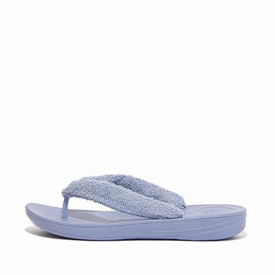 Chanclas Fitflop IQUSHION Towelling Mujer Lavanda | Chile-42179