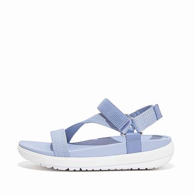 Sandalias Fitflop LOOSH Webbing Z-Strap Mujer Lavanda | Chile-78905