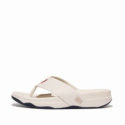 Sandalias Fitflop SURFER Toe-Post Hombre Beige | Chile-14586