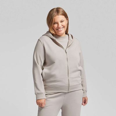 Sudadera Con Capucha Fitflop BASIC THREADS Full Zip Mujer Gris | Chile-72410