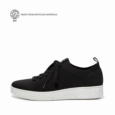 Zapatillas Fitflop RALLY E01 Multi-Knit Mujer Negras | Chile-43871