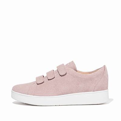 Zapatillas Fitflop RALLY Strap Suede Mujer Rosas | Chile-90678