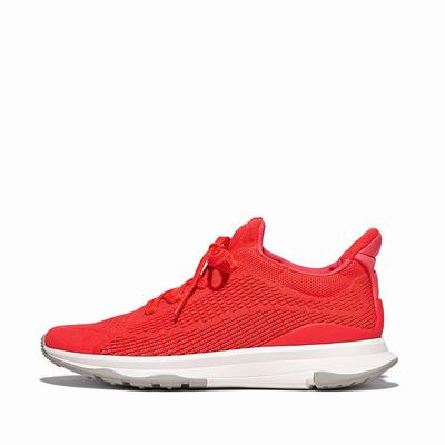 Zapatillas Fitflop VITAMIN FFX Neon Reflective Knit Sports Mujer Naranjas | Chile-35146