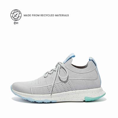 Zapatillas Fitflop VITAMIN FF E01 Knit Sports Mujer Gris | Chile-60213