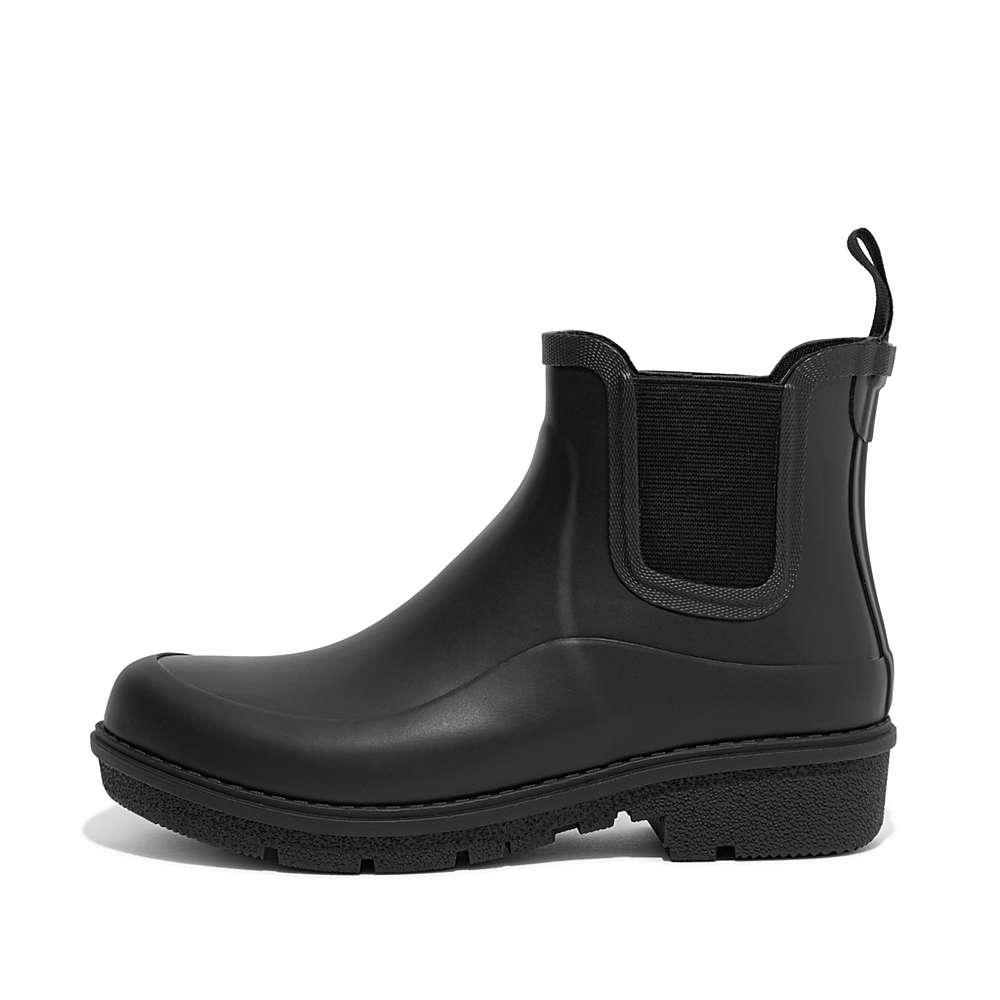 Botas de Lluvia Fitflop WONDERWELLY Chelsea Mujer Negras | Chile-50287