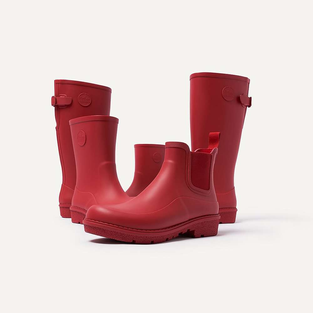 Botas de Lluvia Fitflop WONDERWELLY Chelsea Mujer Rojas | Chile-52174