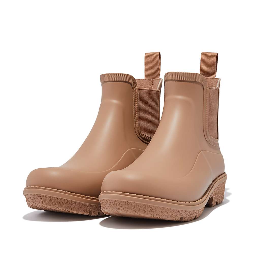 Botas de Lluvia Fitflop WONDERWELLY Chelsea Mujer Marrones | Chile-85470