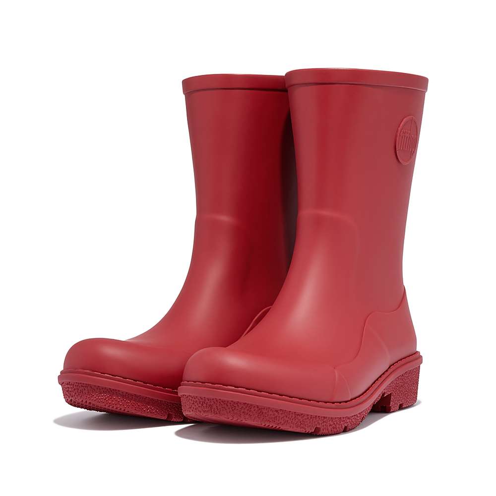 Botas de Lluvia Fitflop WONDERWELLY Short Mujer Rojas | Chile-59187