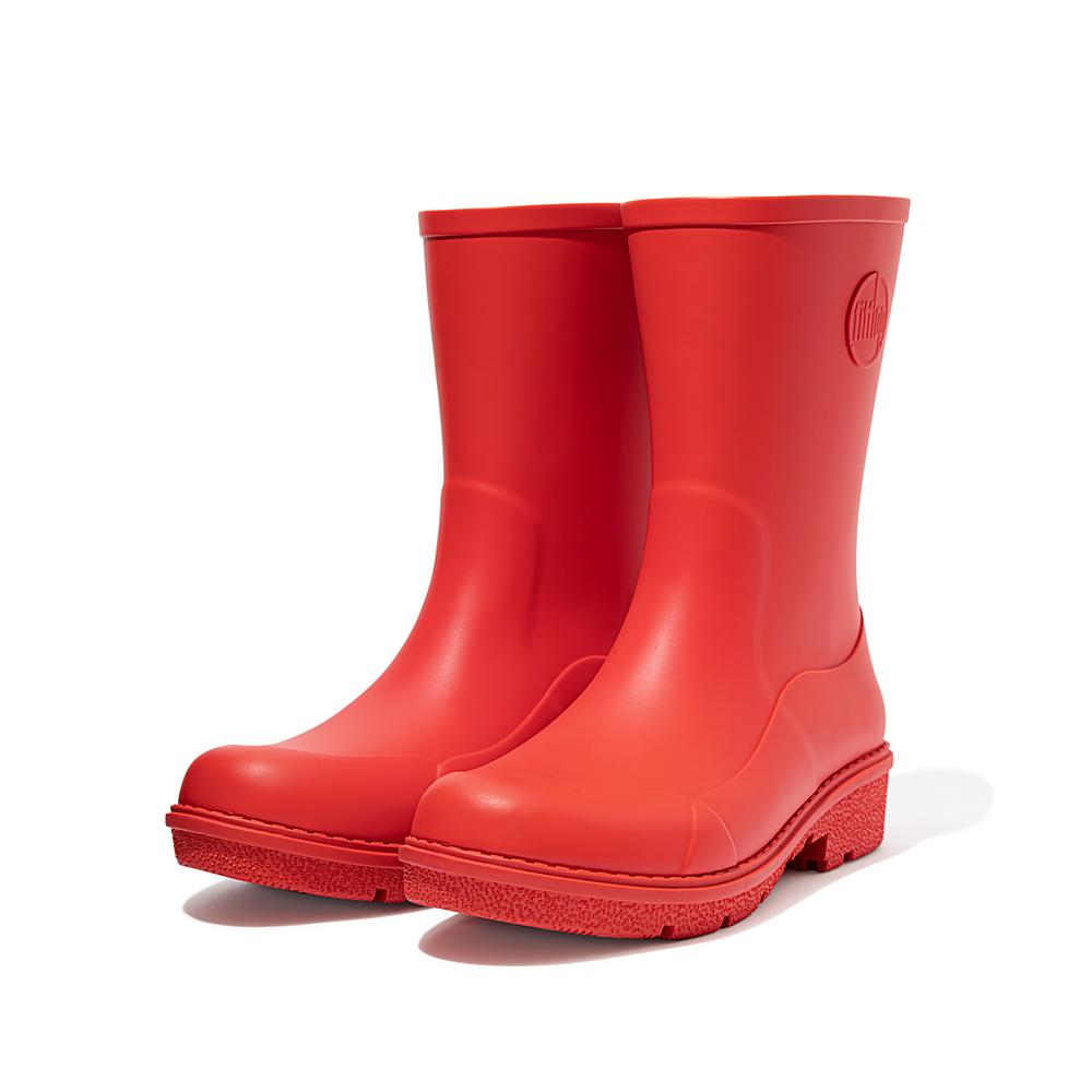 Botas de Lluvia Fitflop WONDERWELLY Short Mujer Rojas | Chile-87905