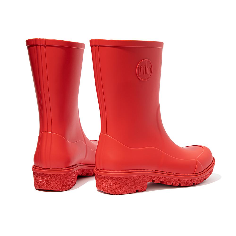 Botas de Lluvia Fitflop WONDERWELLY Short Mujer Rojas | Chile-87905