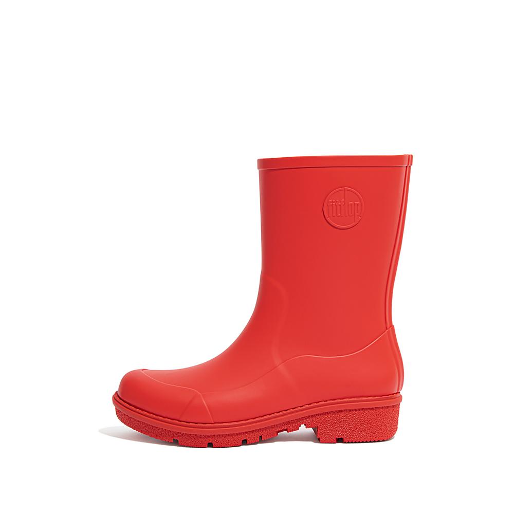 Botas de Lluvia Fitflop WONDERWELLY Short Mujer Rojas | Chile-87905