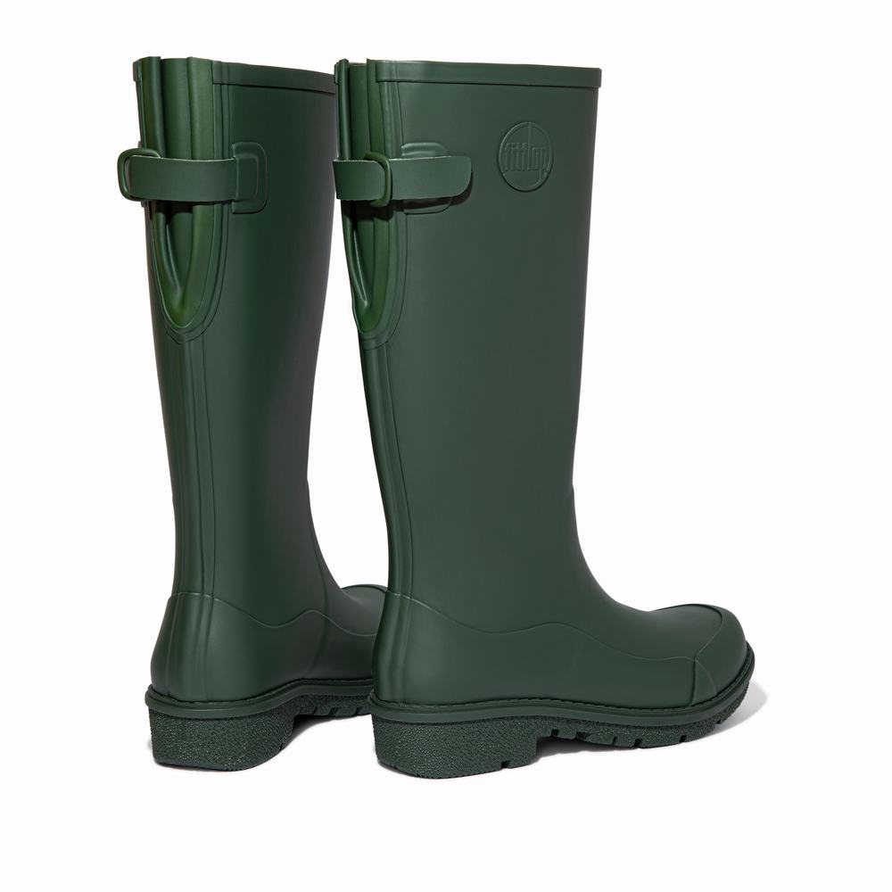 Botas de Lluvia Fitflop WONDERWELLY Tall Mujer Verde Oscuro | Chile-02631