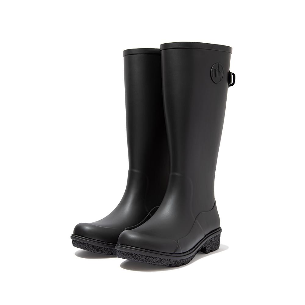 Botas de Lluvia Fitflop WONDERWELLY Tall Mujer Negras | Chile-19470