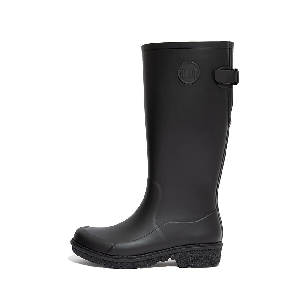 Botas de Lluvia Fitflop WONDERWELLY Tall Mujer Negras | Chile-19470