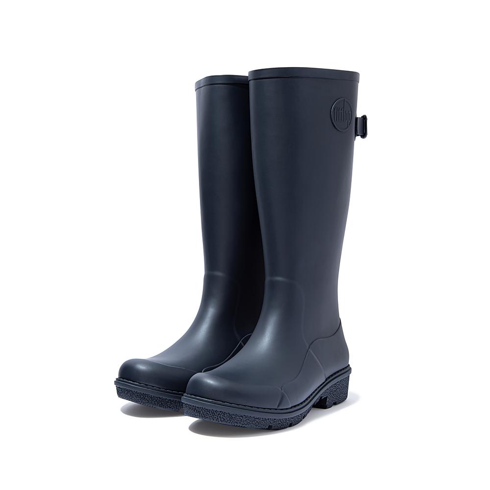 Botas de Lluvia Fitflop WONDERWELLY Tall Mujer Azul Marino | Chile-27540