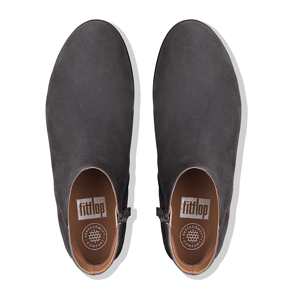 Botines Fitflop SUMI Suede Mujer Gris | Chile-01684