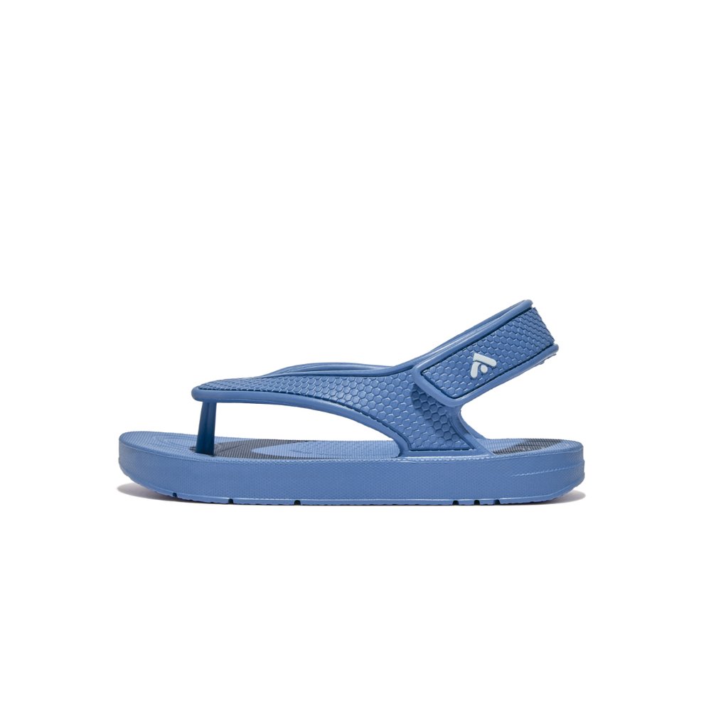 Chanclas Fitflop IQUSHION Ergonomic Back-Strap Niños Azules | Chile-09618