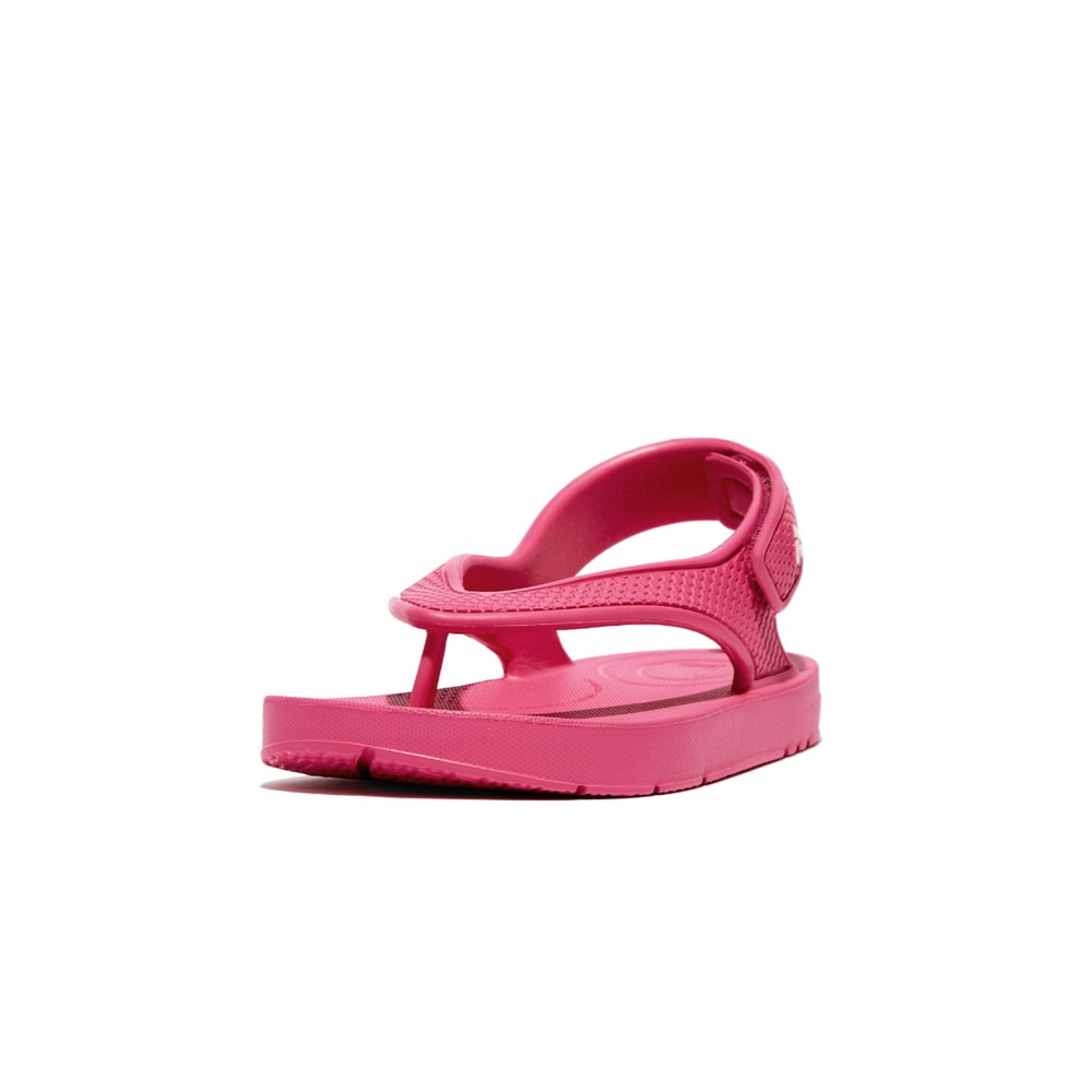 Chanclas Fitflop IQUSHION Ergonomic Back-Strap Niños Rosas | Chile-38570