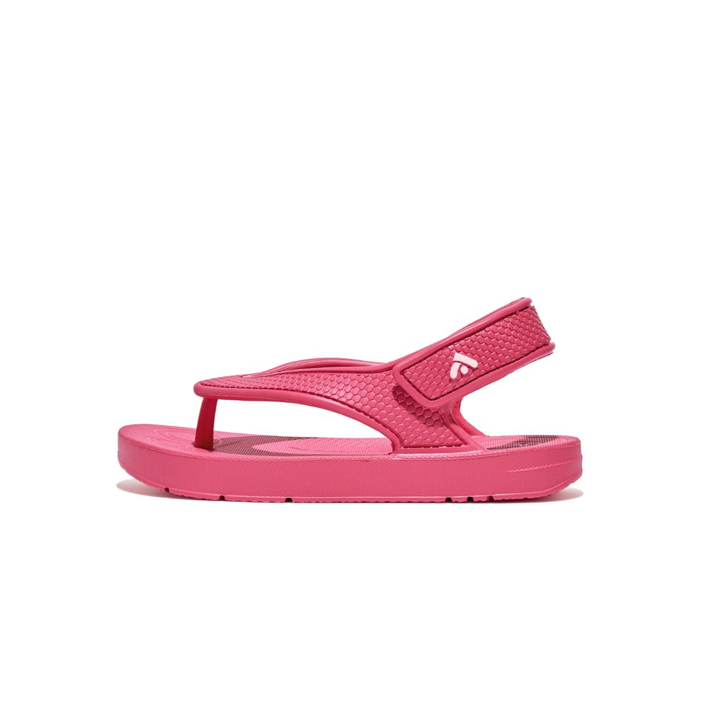 Chanclas Fitflop IQUSHION Ergonomic Back-Strap Niños Rosas | Chile-38570