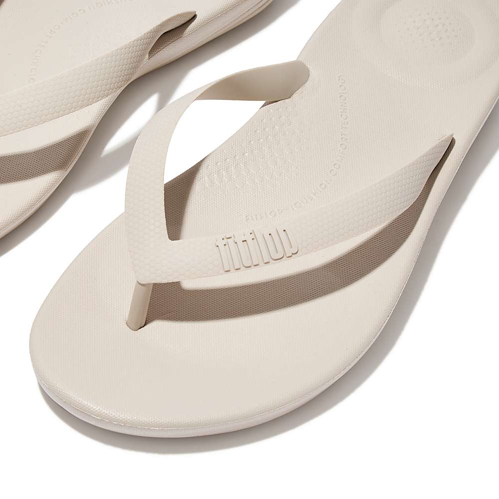 Chanclas Fitflop IQUSHION Ergonomic Hombre Gris Beige | Chile-62413