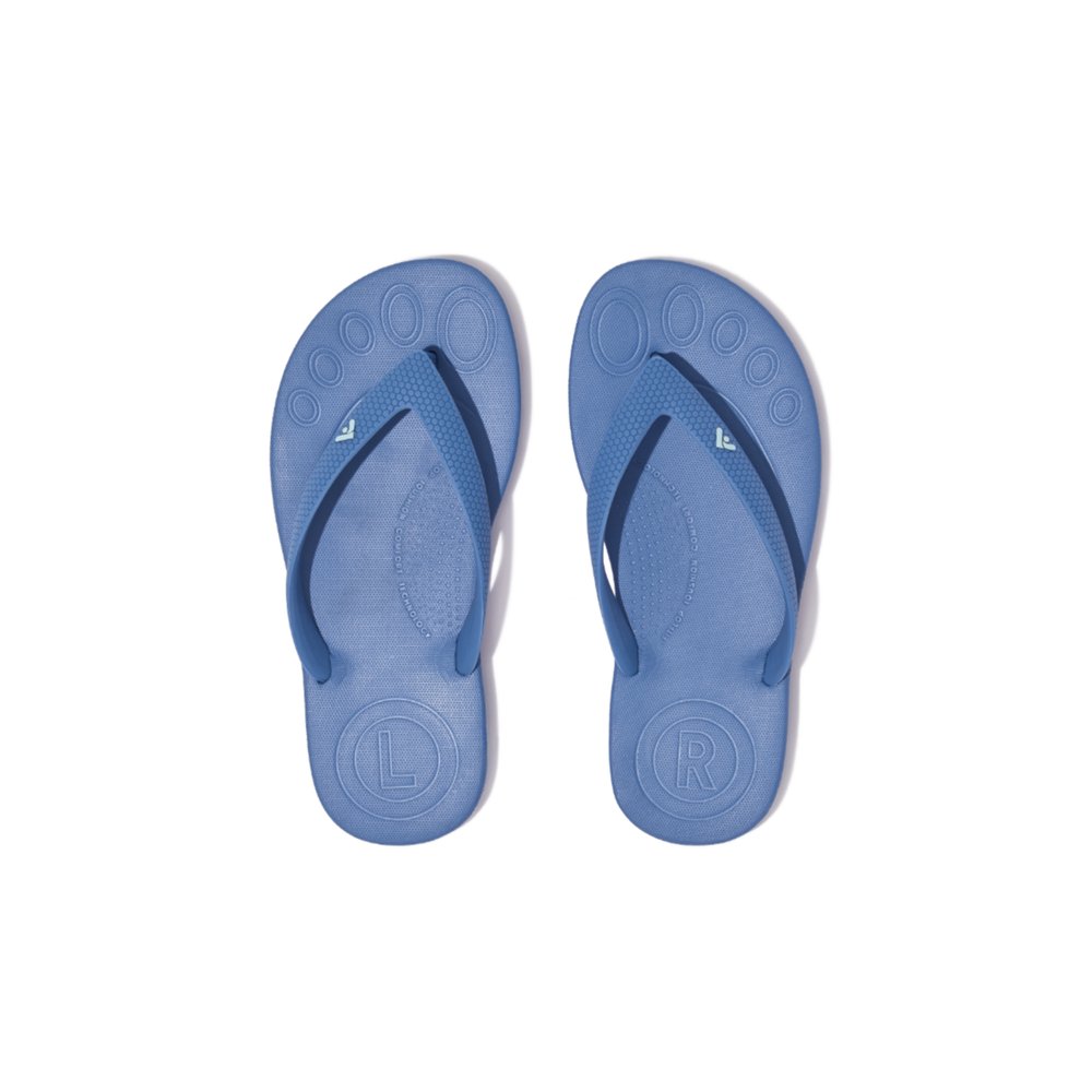 Chanclas Fitflop IQUSHION Ergonomic Niños Azules | Chile-25438