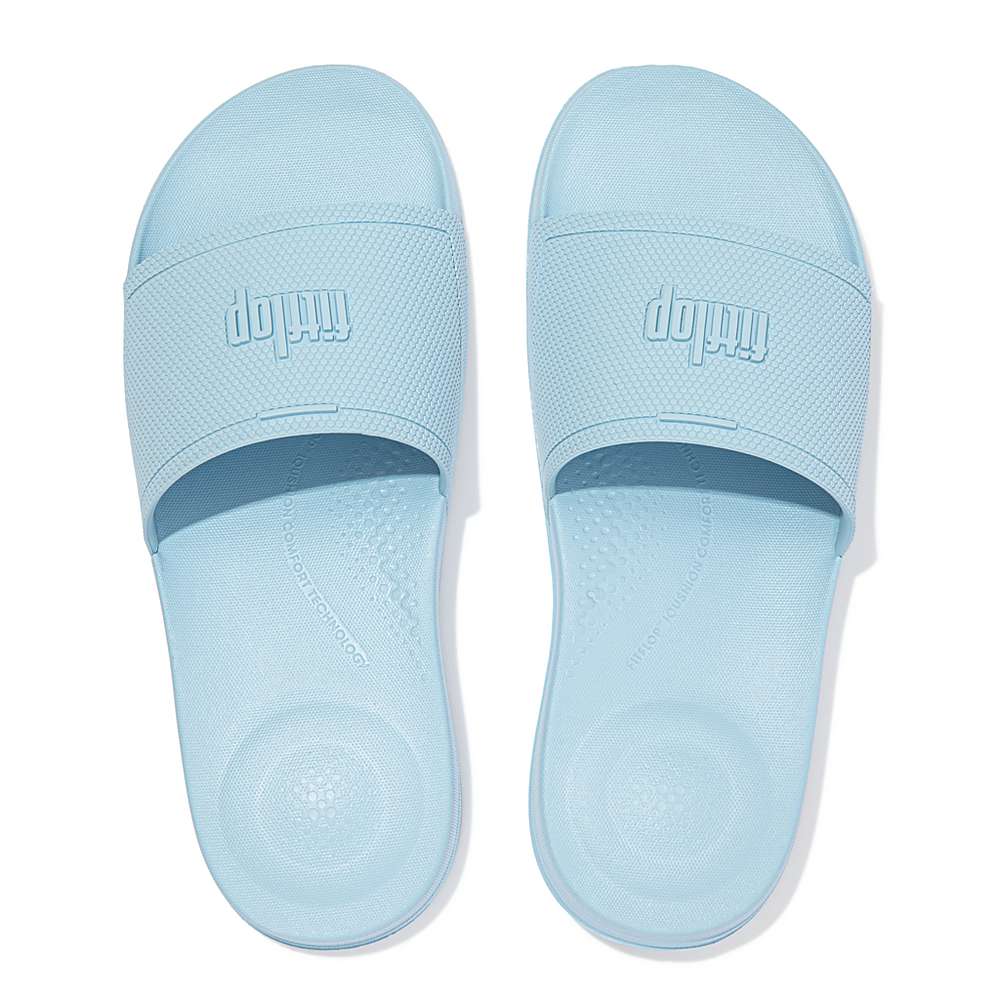 Chanclas Fitflop IQUSHION Pool Hombre Azules | Chile-20416