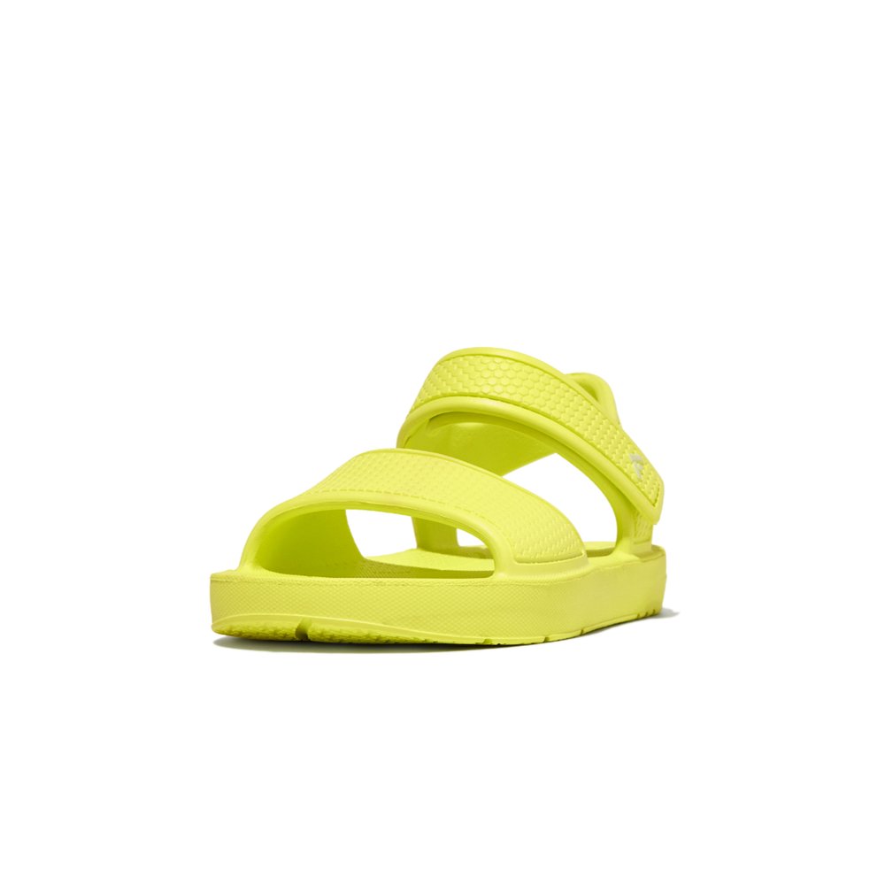 Sandalias Fitflop IQUSHION Ergonomic Back-Strap Niños Amarillo | Chile-72386