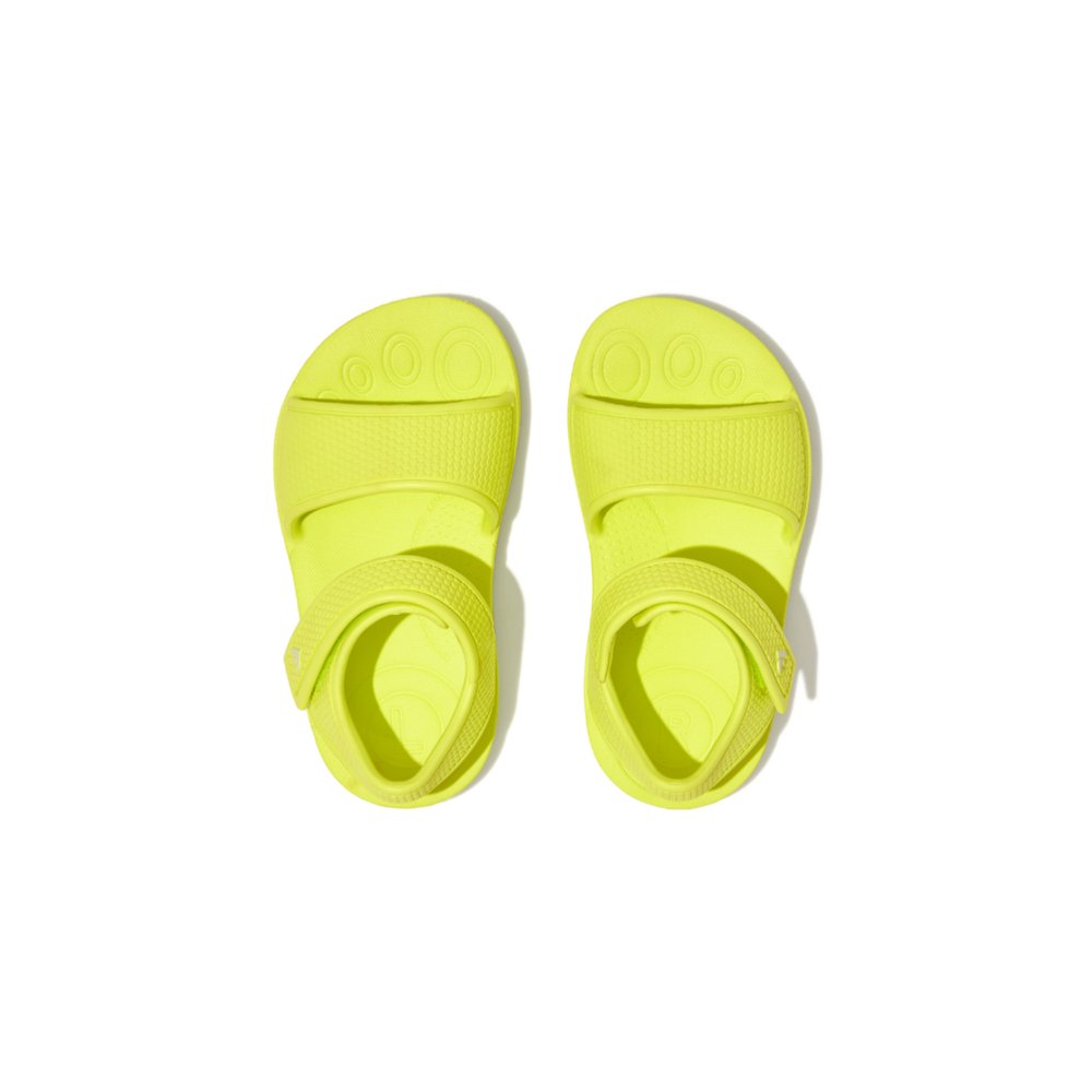 Sandalias Fitflop IQUSHION Ergonomic Back-Strap Niños Amarillo | Chile-72386