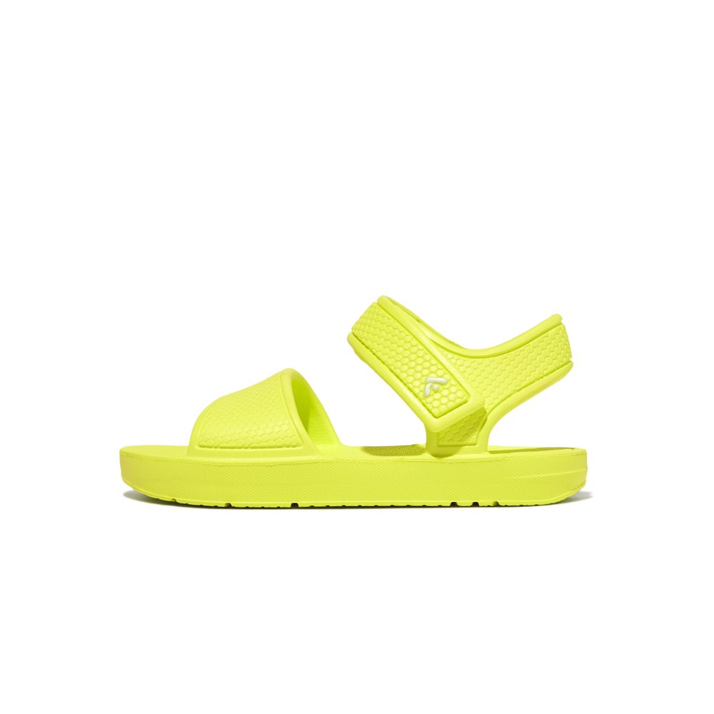 Sandalias Fitflop IQUSHION Ergonomic Back-Strap Niños Amarillo | Chile-72386