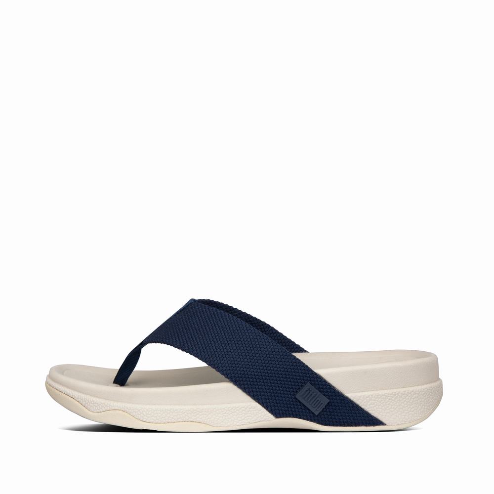 Sandalias Fitflop SURFER Toe-Post Hombre Azul Marino | Chile-02439