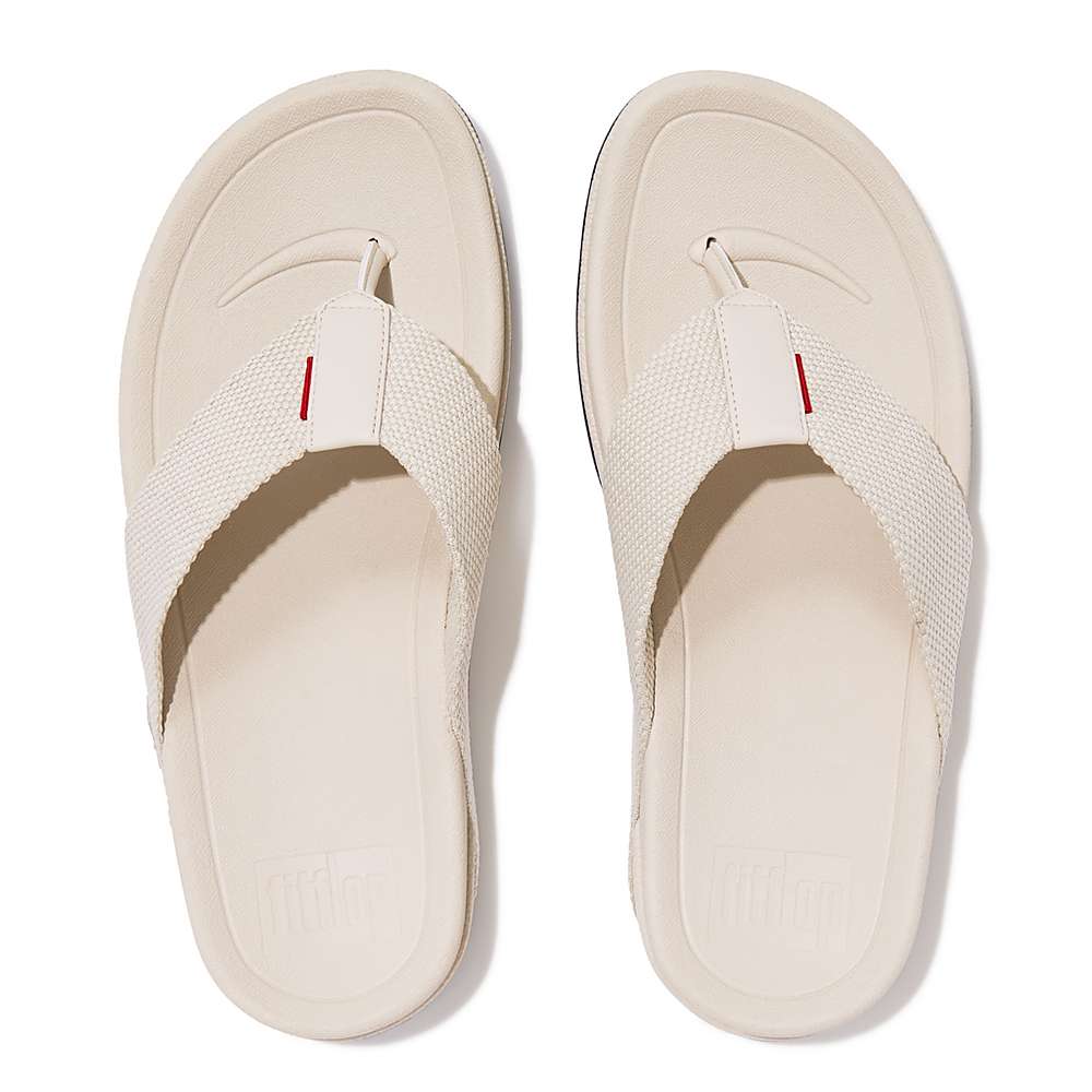 Sandalias Fitflop SURFER Toe-Post Hombre Beige | Chile-14586