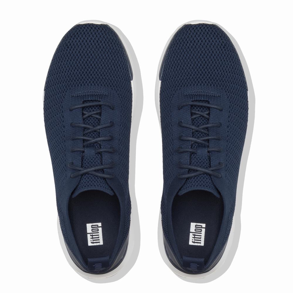 Zapatillas Fitflop FLEXKNIT Hombre Azul Marino | Chile-20753