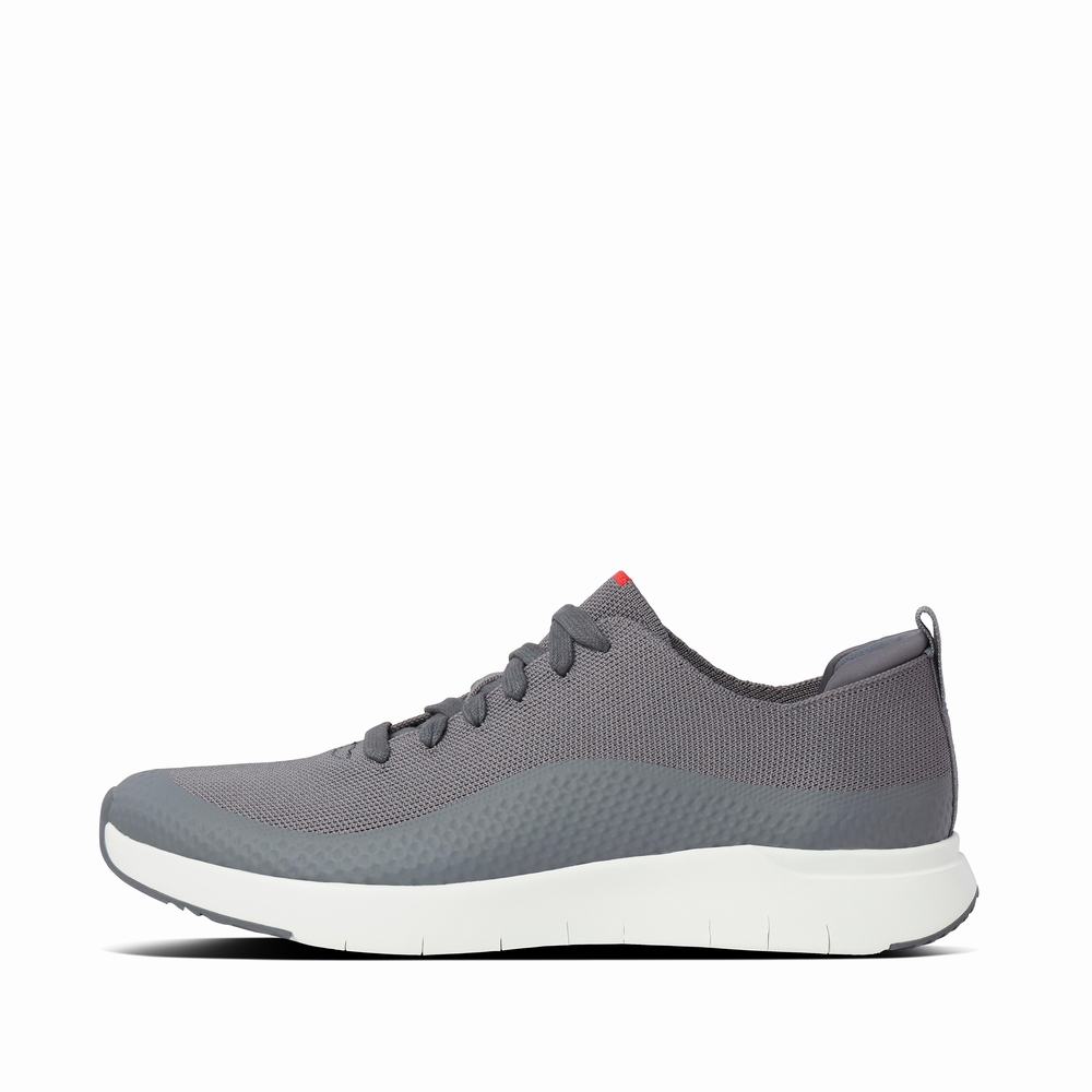 Zapatillas Fitflop UBERKNIT EVER Knit Hombre Gris | Chile-25937